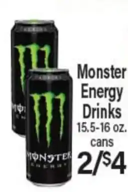Angelo Caputo's Fresh Market Monster Energy Drinks offer