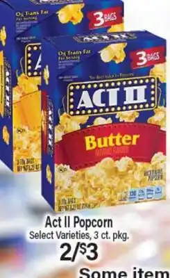 Angelo Caputo's Fresh Market Act II Popcorn offer