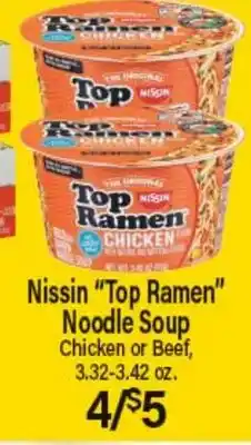 Angelo Caputo's Fresh Market Nissin Top Ramen Noodle Soup offer