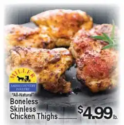Angelo Caputo's Fresh Market All-Natural Boneless Skinless Chicken Thighs offer