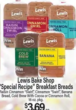 Angelo Caputo's Fresh Market Lewis Bake Shop Special Recipe Breakfast Breads offer