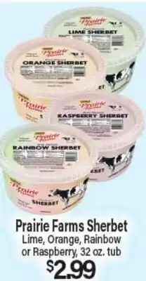 Angelo Caputo's Fresh Market Prairie Farms Sherbet offer