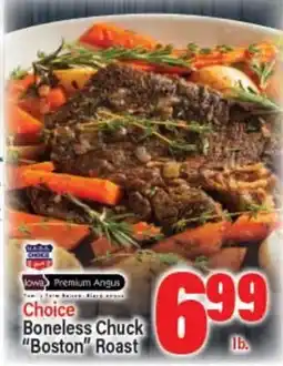 Angelo Caputo's Fresh Market Choice Boneless Chuck Boston Roast offer