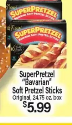 Angelo Caputo's Fresh Market SuperPretzel Bavarian Soft Pretzel Sticks offer