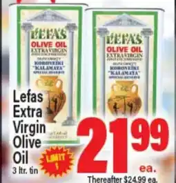 Angelo Caputo's Fresh Market Lefas Extra Virgin Olive Oil offer