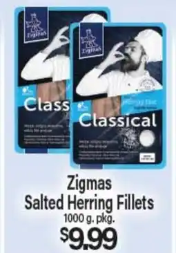 Angelo Caputo's Fresh Market Zigmas Salted Herring Fillets offer