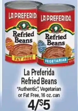 Angelo Caputo's Fresh Market La Preferida Refried Beans offer