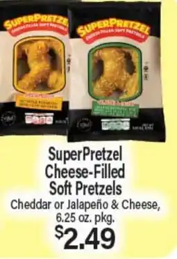 Angelo Caputo's Fresh Market SuperPretzel Cheese-Filled Soft Pretzels offer