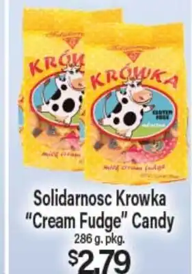 Angelo Caputo's Fresh Market Solidarnosc Krowka Cream Fudge Candy offer
