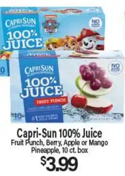 Angelo Caputo's Fresh Market Capri-Sun 100% Juice offer
