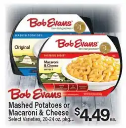 Angelo Caputo's Fresh Market Bob Evans Mashed Potatoes or Macaroni & Cheese offer