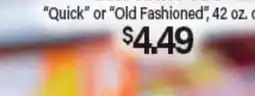 Angelo Caputo's Fresh Market Quick or Old Fashioned, 42 oz offer