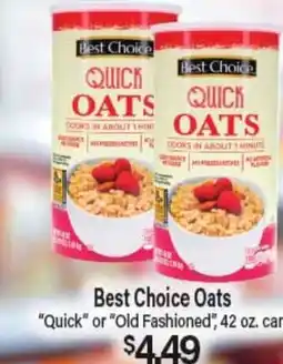 Angelo Caputo's Fresh Market Best Choice Oats offer