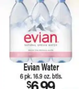 Angelo Caputo's Fresh Market Evian Water offer