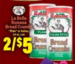 Angelo Caputo's Fresh Market La Bella Romana Bread Crumbs offer