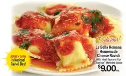 Angelo Caputo's Fresh Market La Bella Romana Homemade Cheese Ravioli offer