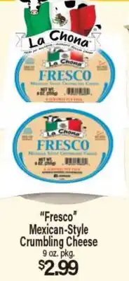 Angelo Caputo's Fresh Market Fresco Mexican-Style Crumbling Cheese offer