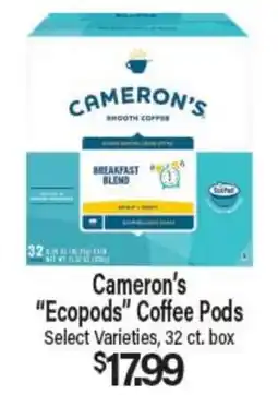 Angelo Caputo's Fresh Market Cameron's Ecopods Coffee Pods offer