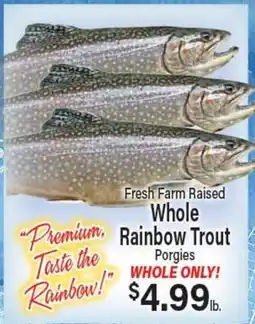 Angelo Caputo's Fresh Market Fresh Farm Raised Whole Rainbow Trout offer