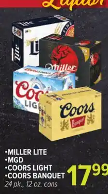 Cermak Fresh Market •MILLER LITE •MGD •COORS LIGHT •COORS BANQUET offer