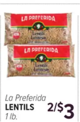 Cermak Fresh Market La Preferida LENTILS offer