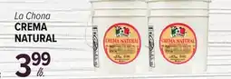 Cermak Fresh Market La Chona CREMA NATURAL offer