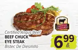 Cermak Fresh Market Certified Angus Beef BEEF CHUCK EYE STEAK offer