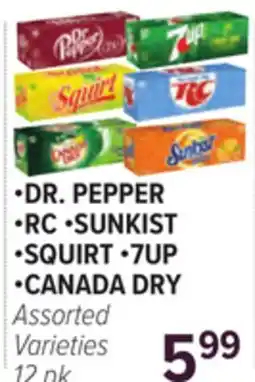 Cermak Fresh Market •DR. PEPPER •RC •SUNKIST •SQUIRT •7UP •CANADA DRY offer