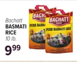 Cermak Fresh Market Bachatt BASMATI RICE offer