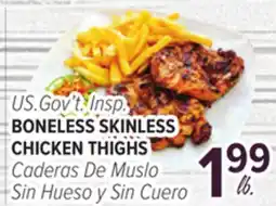 Cermak Fresh Market US.Gov't. Insp. BONELESS SKINLESS CHICKEN THIGHS offer