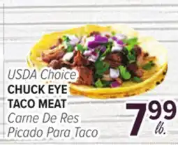 Cermak Fresh Market USDA Choice CHUCK EYE TACO MEAT offer
