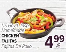Cermak Fresh Market U.S. Gov't Insp. Homemade CHICKEN FAJITAS offer