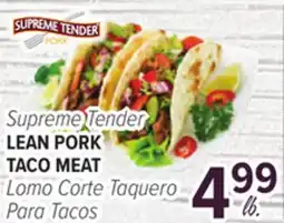 Cermak Fresh Market Supreme Tender LEAN PORK TACO MEAT offer