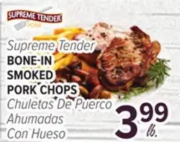 Cermak Fresh Market Supreme Tender BONE-IN SMOKED PORK CHOPS offer