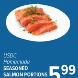 Cermak Fresh Market USDC Homemade SEASONED SALMON PORTIONS offer