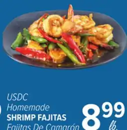 Cermak Fresh Market USDC Homemade SHRIMP FAJITAS offer