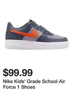 Dick's Sporting Goods Nike Kids' Grade School Air Force 1 Shoes offer