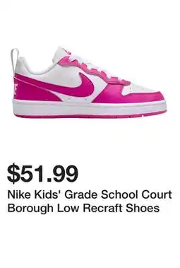 Dick's Sporting Goods Nike Kids' Grade School Court Borough Low Recraft Shoes offer