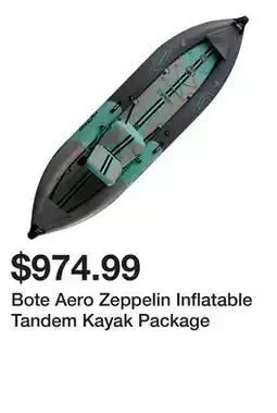 Dick's Sporting Goods Bote Aero Zeppelin Inflatable Tandem Kayak Package offer