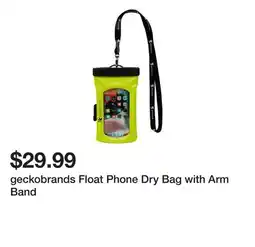 Dick's Sporting Goods geckobrands Float Phone Dry Bag with Arm Band offer