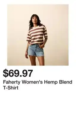 Dick's Sporting Goods Faherty Women's Hemp Blend T-Shirt offer