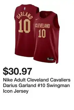 Dick's Sporting Goods Nike Adult Cleveland Cavaliers Darius Garland #10 Swingman Icon Jersey offer