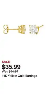 Kohl's 14K Yellow Gold Earrings offer