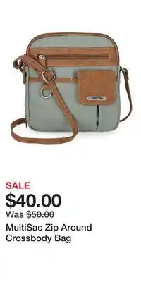 Kohl's MultiSac Zip Around Crossbody Bag offer