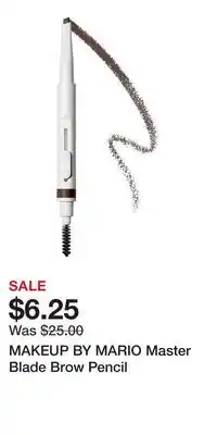 Kohl's MAKEUP BY MARIO Master Blade Brow Pencil offer