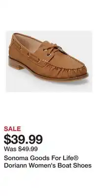 Kohl's Sonoma Goods For Life Doriann Women's Boat Shoes offer