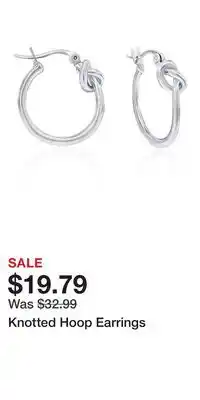 Kohl's Knotted Hoop Earrings offer
