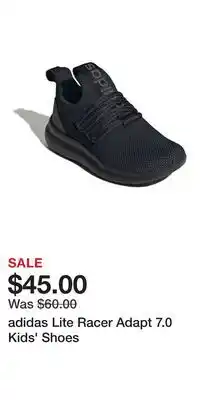 Kohl's adidas Lite Racer Adapt 7.0 Kids' Shoes offer