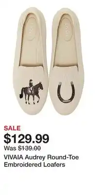 Nordstrom VIVAIA Audrey Round-Toe Embroidered Loafers offer