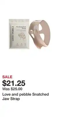 Nordstrom Love and pebble Snatched Jaw Strap offer